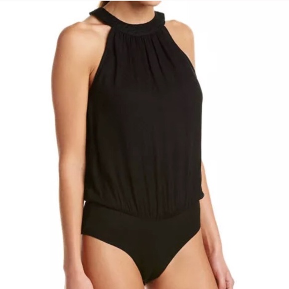 Ella Moss Tops - Black Bodysuit